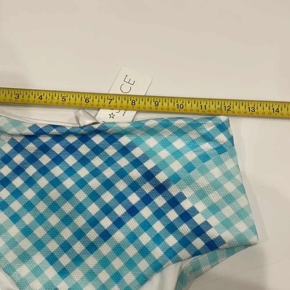L’ Space Portia Classic Bikini Bottoms NWT Picnic Plaid